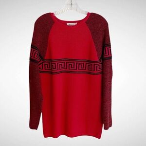 LCR Black Edition Pullover Knit Sweater Long Sleeves